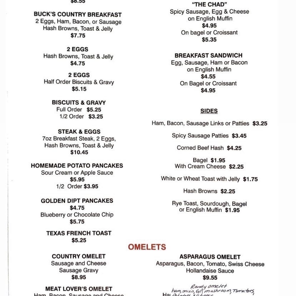 Buck's Diner - Diners Near Me - Ira, Michigan