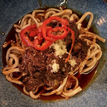 Reckless Noodle House - Ma La Braised Beef Cheek Noodle ($21) - Bars Near Me - Seattle, Washington