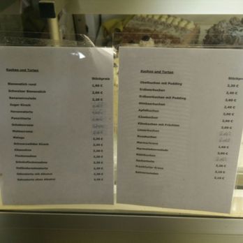 Cafe Diener - Preisliste - Cafes Near Me - Radolfzell, BW