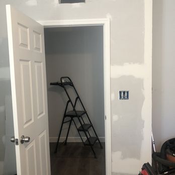 Resident Keepers - New wall with bedroom door. - Handyman Near Me Resident Keepers - New wall with bedroom door. - Handyman Near Me