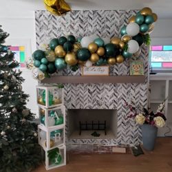 Custom Corners - Hidden storage mantle