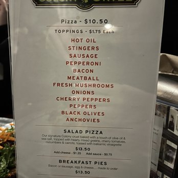 Colony Grill - Menu - Pizza Near Me - Milford, Connecticut