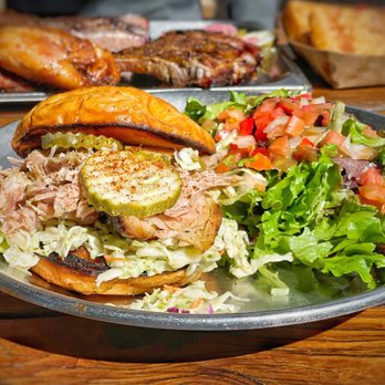 Slow Groovin BBQ - a plate of food - Barbeque Near Me - Marble, Colorado Slow Groovin BBQ - a plate of food - Barbeque Near Me - Marble, Colorado