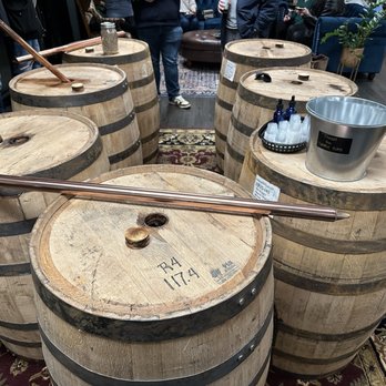 Barrel House STL - Barrel area for whiskey thieving - Whiskey Bars Near Me - Manchester, Missouri