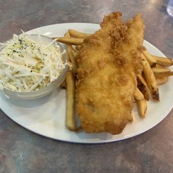 Austin Fish House - Cod and chips dinner ($15.65)