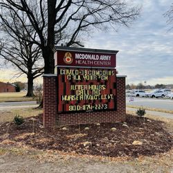 McDonald Army Health Center - Sign