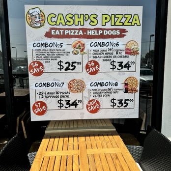 Cash's Pizza & Pasta - Menu - Pizza Near Me - Van Nuys, California
