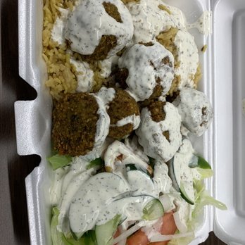 Halal Gyro Man - Falafel Over Rice - Halal Near Me - Charlotte, North Carolina