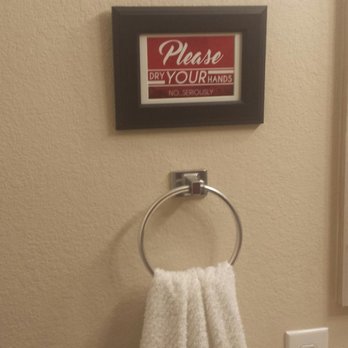 P&B Print - A print to let people know that this towel isn't for decoration, it's to be used. - Advertising Near Me - Round Rock, Texas
