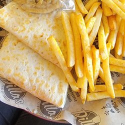 Dillas Quesadillas - Chicken and cheese quesadilla combo