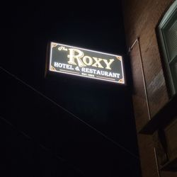 The Roxy Hotel & Restaurant - New sign!