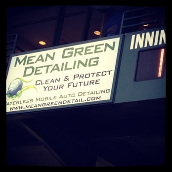 Mean Green Detailing - Proud owner of the right side scoreboard behind 3rd base at our very own Principle Park! - Auto Detailing Near Me