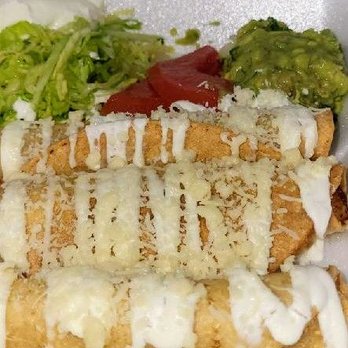 Don Pedro Mexican Food - Tacos Dorados (Chicken Taquito plate without the rice and beans) - tomato smelled spoiled - Mexican Near Me - Tucker, Georgia Don Pedro Mexican Food - Tacos Dorados (Chicken Taquito plate without the rice and beans) - tomato smelled spoiled - Mexican Near Me - Tucker, Georgia