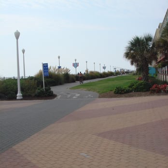 Neptune's Park - Bike lane along the boardwalk - Parks Near Me - Virginia Beach, Virginia