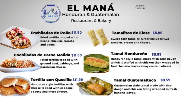 Menu photo 4 El Maná Bellingham, WA Menu photo 4 El Maná Bellingham, WA