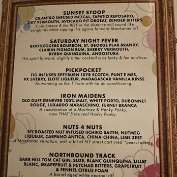 Madame George - Drink menu - Cocktail Bars Near Me - New York, New York Madame George - Drink menu - Cocktail Bars Near Me - New York, New York