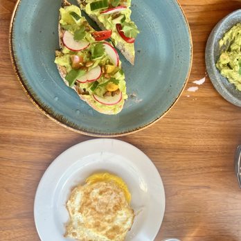 Nada - Avocado toast with fried egg - Mexican Near Me - Cincinnati, Ohio Nada - Avocado toast with fried egg - Mexican Near Me - Cincinnati, Ohio