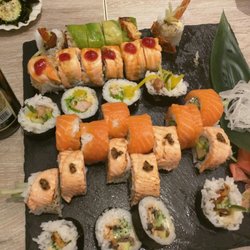 Yana Sushi - Sushi for 3! (Already grabbed a couple pieces...)