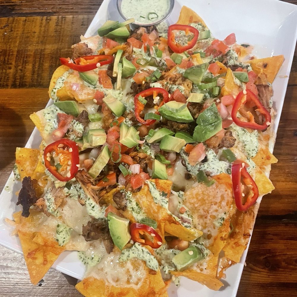 Finney's Crafthouse - Carnitas nachos - New American Near Me - Brea, California