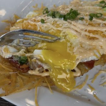 The Pan - Loaded hash browns - video review on ig: @waydirtydiet - Breakfast & Brunch Near Me - Santa Ana, California