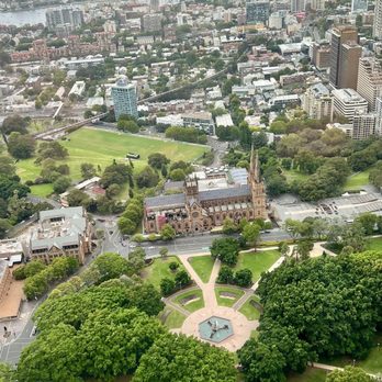 Hyde Park - A view from the Sydney Tower Eye - Landmarks & Historical Buildings Near Me - Sydney, NSW