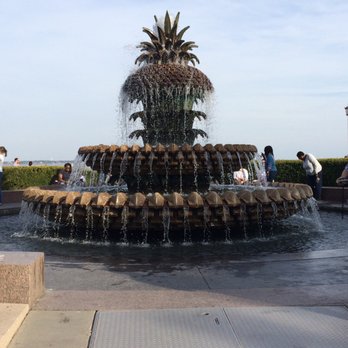 Waterfront Park - Day time pineapple fountain - Parks Near Me - Charleston, South Carolina