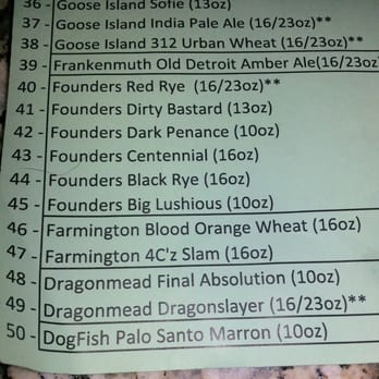 1 Under Craft Beer & Eats - Draft beers March 2015 - Venues & Event Spaces Near Me - Livonia, Michigan