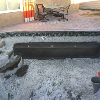 California Poolmen - This is the bench and umbrella holders added in the shallow end - Pool & Hot Tub Service Near Me California Poolmen - This is the bench and umbrella holders added in the shallow end - Pool & Hot Tub Service Near Me
