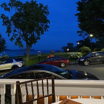 Galyn's - View from our seats on the porch - Seafood Near Me - Bar Harbor, Maine Galyn's - View from our seats on the porch - Seafood Near Me - Bar Harbor, Maine