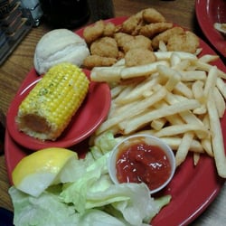 Wrangler Cafe - Popcorn Shrimp Dinner