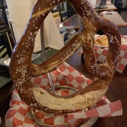 Time Out Sports Bar and Grille - Giant pretzel appetizer $8.99