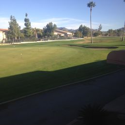A lovely view of the golf course A lovely view of the golf course