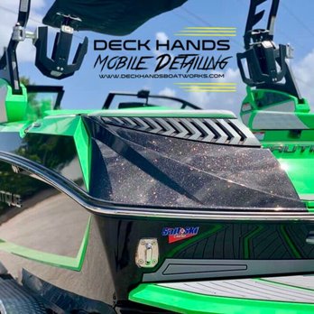 Deck Hands Mobile Boat Detailing - Loving this color combo! #nautiqueiskillinit - Auto Detailing Near Me - Leander, Texas