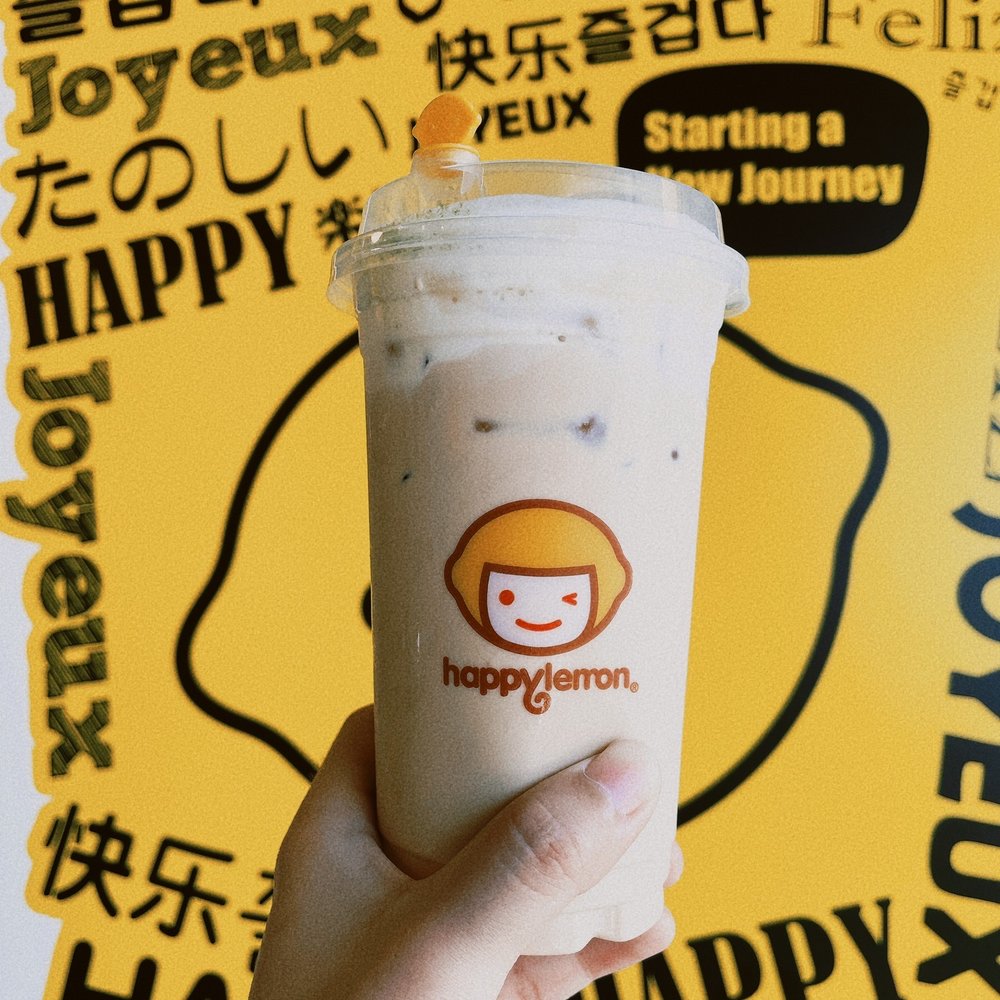 Happy Lemon - Milk tea with salted cheese - Bubble Tea Near Me - Beaverton, Oregon Happy Lemon - Milk tea with salted cheese - Bubble Tea Near Me - Beaverton, Oregon