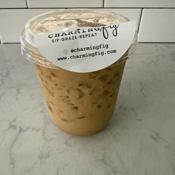 Charming Fig - Iced caramelized banana latte - Caterers Near Me - Livermore, California