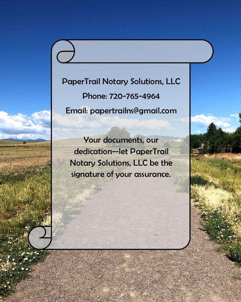 PAPERTRAIL NOTARY SOLUTIONS Updated April 2024 Request a Quote