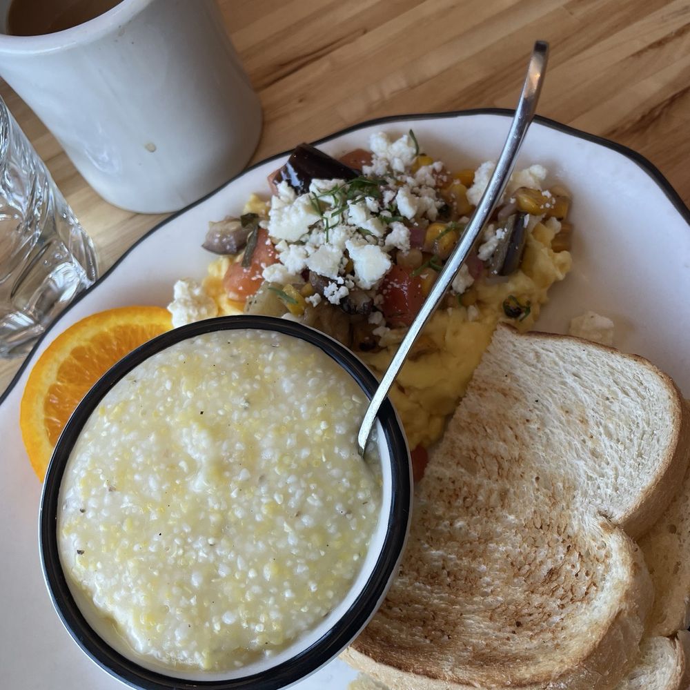 Hot Suppa - Summer scramble with grits - Breakfast & Brunch Near Me - Portland, Maine Hot Suppa - Summer scramble with grits - Breakfast & Brunch Near Me - Portland, Maine