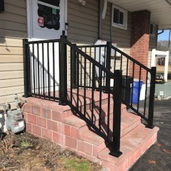Precision Fence - Completed Aluminum Railing by Precision Fence - Fences & Gates Near Me - Medford, New York Precision Fence - Completed Aluminum Railing by Precision Fence - Fences & Gates Near Me - Medford, New York