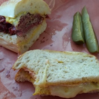 Bench Kitchen - Grimsby Smoke (back) and the Bench Bacon (front)...don't forget the pickle! - Sandwiches Near Me - Grimsby, Ontario