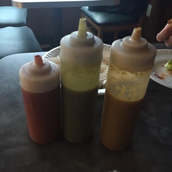 Tacos La Rosa - The orange one is super spicy! Habanero! - Mexican Near Me - Willimantic, Connecticut Tacos La Rosa - The orange one is super spicy! Habanero! - Mexican Near Me - Willimantic, Connecticut