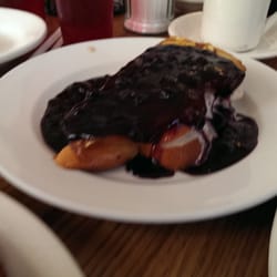 Strawberry House Family Restaurant - Blueberry canoli challah french toast