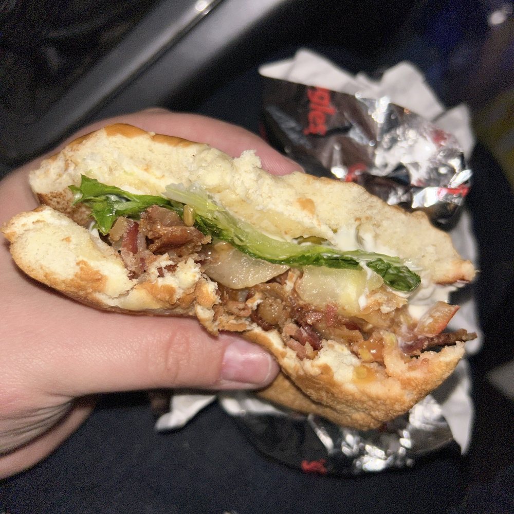 Asked for 2 of chicken sandwich with the Blt upgrade and got just the Blt no chicken. Asked for 2 of chicken sandwich with the Blt upgrade and got just the Blt no chicken.