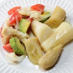 Salsa Boricua Food Truck - Ensalada de Bacalao con Yuca- Cod Fish Salad with Cassava