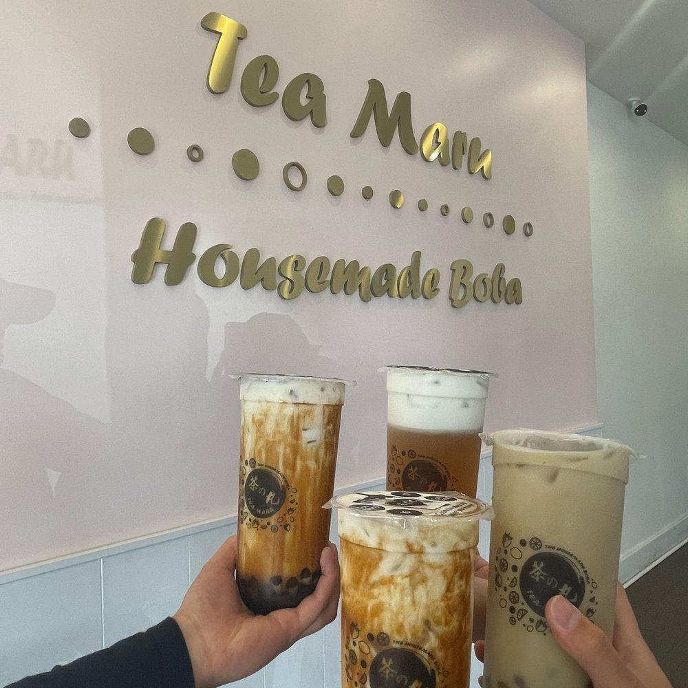 Tea Maru - Maru milk (left & bottom) - Bubble Tea Near Me - Irvine, California Tea Maru - Maru milk (left & bottom) - Bubble Tea Near Me - Irvine, California