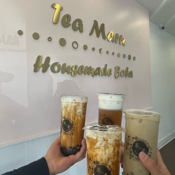 Tea Maru - Maru milk (left & bottom) - Bubble Tea Near Me - Irvine, California Tea Maru - Maru milk (left & bottom) - Bubble Tea Near Me - Irvine, California