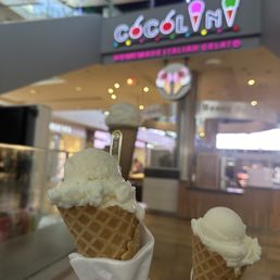 Coconut gelato