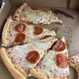 The pizza that we started taking to go. The pizza that we started taking to go.