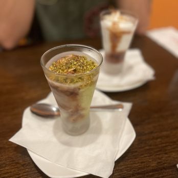Matsuri - Coppa Pistachio & Coppa Strawberries & Caramel - Japanese Near Me - Woodside, New York Matsuri - Coppa Pistachio & Coppa Strawberries & Caramel - Japanese Near Me - Woodside, New York