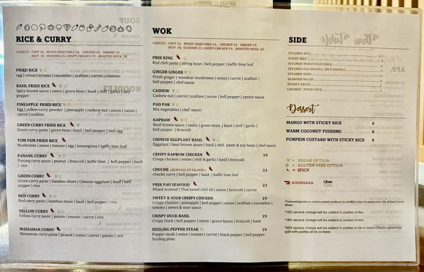 Menu photo 6 Thai Table Frederick, MD