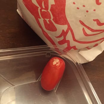 Wendy's - a hot dog in a plastic container - Fast Food Near Me - Akron, Ohio